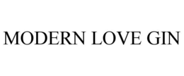MODERN LOVE GIN trademark