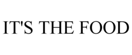 IT'S THE FOOD trademark