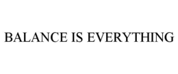 BALANCE IS EVERYTHING trademark