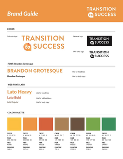TRANSITION TO SUCCESS trademark