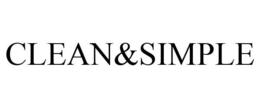 CLEAN&SIMPLE trademark