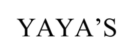 YAYA'S trademark