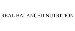 REAL BALANCED NUTRITION trademark