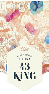 HAND CRAFTED VODKA 43 KING trademark