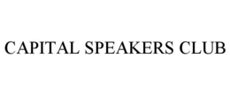 CAPITAL SPEAKERS CLUB trademark