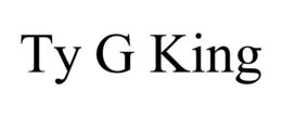 TY G KING trademark