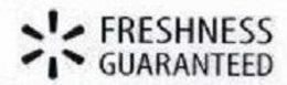 FRESHNESS GUARANTEED trademark
