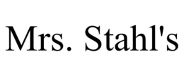 MRS. STAHL'S trademark