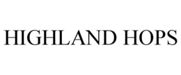 HIGHLAND HOPS trademark