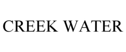 CREEK WATER trademark