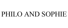 PHILO AND SOPHIE trademark