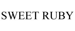 SWEET RUBY trademark