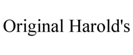 ORIGINAL HAROLD'S trademark