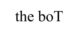 THE BOT trademark