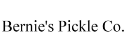 BERNIE'S PICKLE CO. trademark