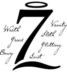 7 VANITY WRATH SLOTH GREED GLUTTONY ENVY LUST trademark