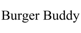 BURGER BUDDY trademark