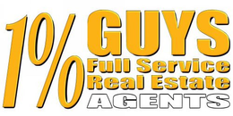 1% GUYS FULL SERVICE REAL ESTATE AGENTS trademark
