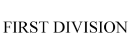 FIRST DIVISION trademark
