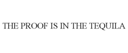 THE PROOF IS IN THE TEQUILA trademark