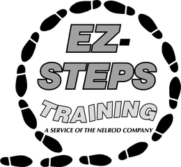 EZ-STEPS TRAINING A SERVICE OF THE NELROD COMPANY trademark