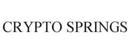 CRYPTO SPRINGS trademark