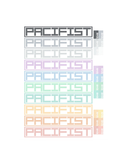 PACIFIST LOVE trademark
