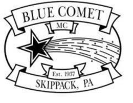 BLUE COMET MC EST. 1937 SKIPPACK, PA trademark
