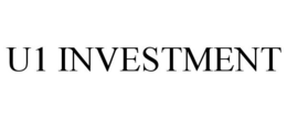 U1 INVESTMENT trademark