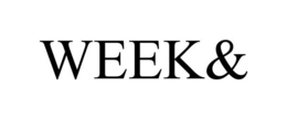 WEEK& trademark