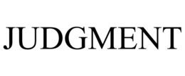 JUDGMENT trademark