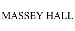 MASSEY HALL trademark