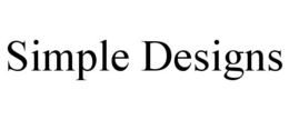 SIMPLE DESIGNS trademark