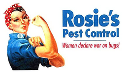 ROSIE'S PEST CONTROL WOMEN DECLARE WAR ON BUGS! trademark