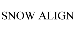 SNOW ALIGN trademark