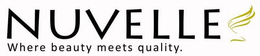 NUVELLE WHERE BEAUTY MEETS QUALITY trademark