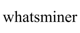 WHATSMINER trademark