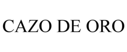 CAZO DE ORO trademark