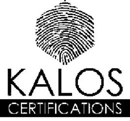 KALOS CERTIFICATIONS trademark