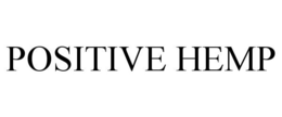 POSITIVE HEMP trademark