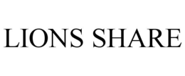 LIONS SHARE trademark