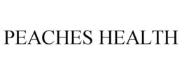 PEACHES HEALTH trademark