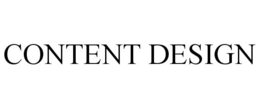 CONTENT DESIGN trademark