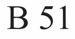 B 51 trademark