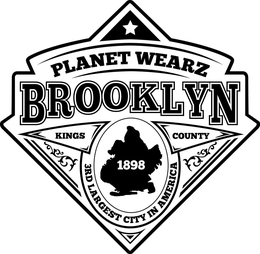 PLANET WEARZ BROOKLYN KINGS COUNTY 18983RD LARGEST CITY IN AMERICA trademark