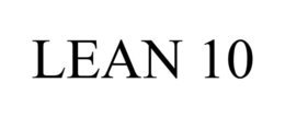 LEAN 10 trademark