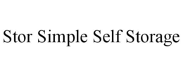 STOR SIMPLE SELF STORAGE trademark