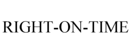 RIGHT-ON-TIME trademark