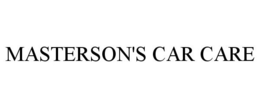 MASTERSON'S CAR CARE trademark