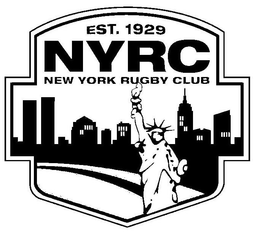 NYRC NEW YORK RUGBY CLUB EST. 1929 trademark
